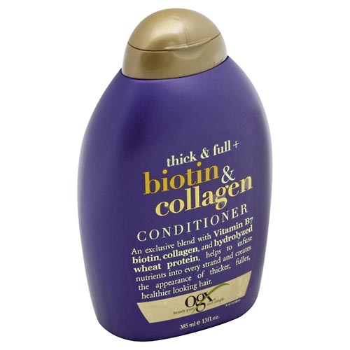 Image for OGX Conditioner, Thick & Full + Biotin & Collagen,385ml from ABC Pharmacy