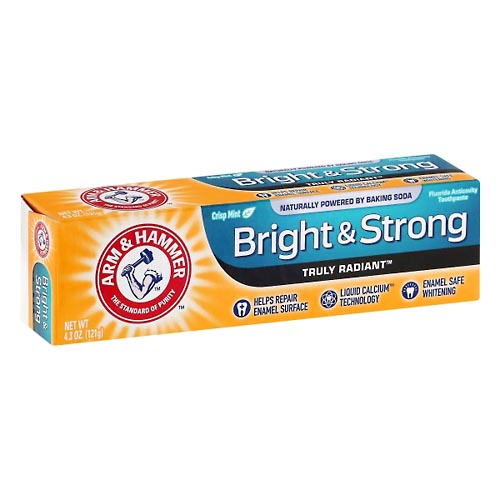Image for Arm & Hammer Toothpaste, Fluoride Anticavity, Crisp Mint, Bright & Strong,4.3oz from ABC Pharmacy