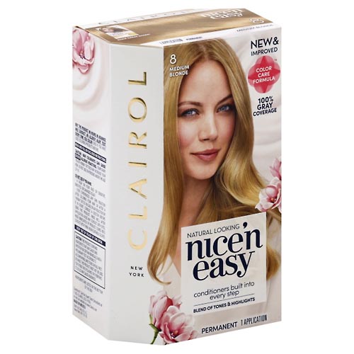 Image for Nice N Easy Permanent Color, Medium Blonde 8,1ea from ABC Pharmacy