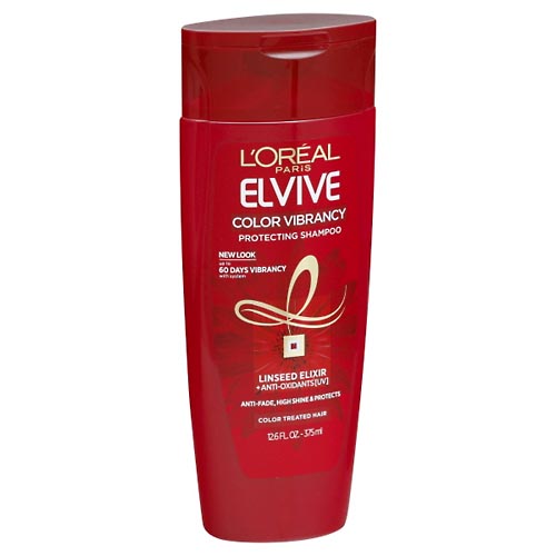 Image for Loreal Shampoo, Protecting, Color Vibrancy, Linseed Elixir + Anti-Oxidants [UV],12.6oz from ABC Pharmacy