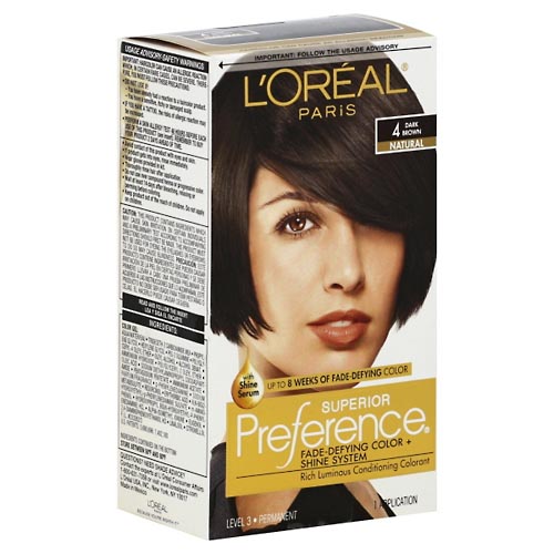 Image for Superior Preference Permanent Haircolor, Natural, Dark Brown 4,1ea from ABC Pharmacy