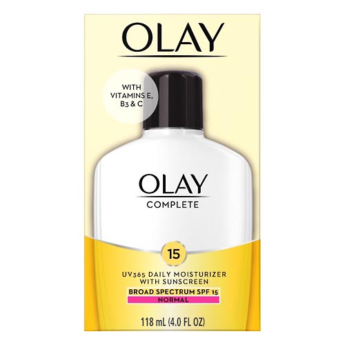 Image for Olay Daily Moisturizer, UV365 with Sunscreen, Normal, Broad Spectrum SPF 15,118ml from ABC Pharmacy