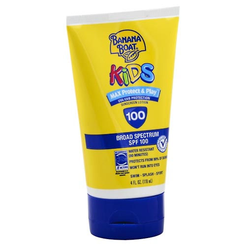 Image for Banana Boat Sunscreen, Lotion, Broad Spectrum SPF 100,4oz from ABC Pharmacy