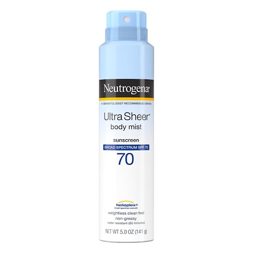 Image for Neutrogena Sunscreen, Body Mist, Broad Spectrum SPF 70,5oz from ABC Pharmacy