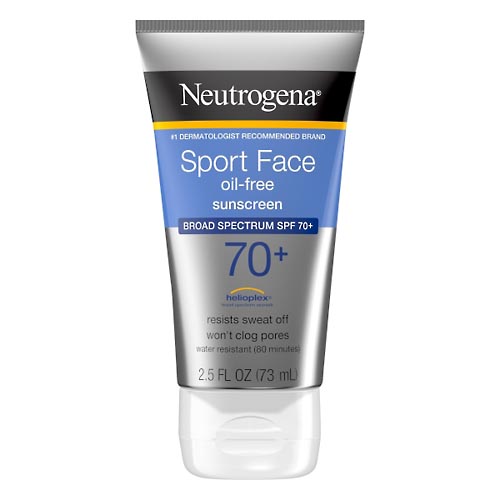 Image for Neutrogena Sunscreen, Sport Face, Oil-Free, Broad Spectrum SPF 70+,2.5oz from ABC Pharmacy