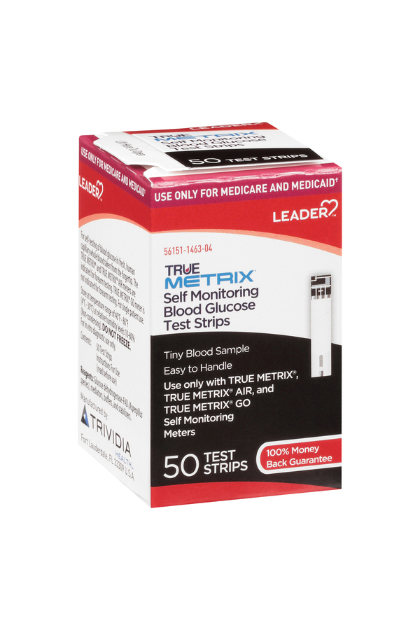 Image for Leader Blood Glucose Test Strips, Self Monitoring,50ea from ABC Pharmacy