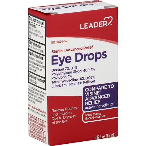 Image for Leader Eye Drops, Advanced Relief,0.5oz from ABC Pharmacy