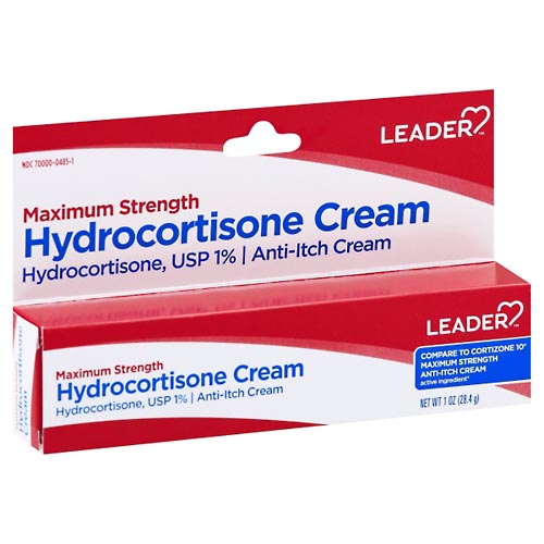 Image for Leader Hydrocortisone Cream, Maximum Strength,1oz from ABC Pharmacy