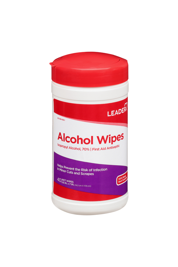 Image for Leader Alcohol Wipes,40ea from ABC Pharmacy