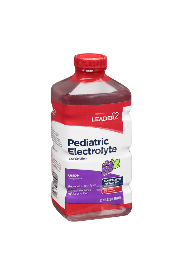 Image for Leader Pediatric Electrolyte, Grape,33.8oz from ABC Pharmacy