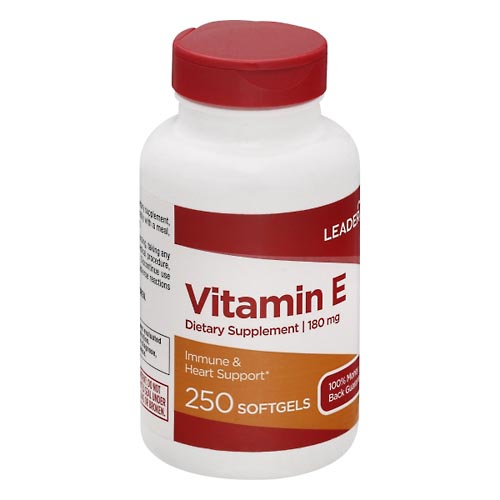 Image for Leader Vitamin E, 180 mg, Softgels,250ea from ABC Pharmacy