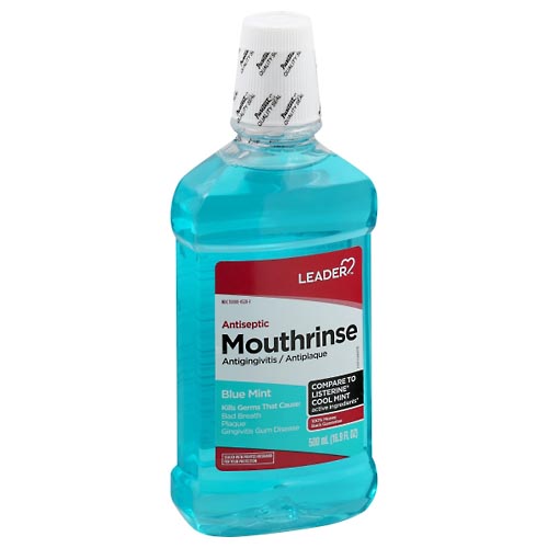 Image for Leader Mouthrinse, Blue Mint,500ml from ABC Pharmacy