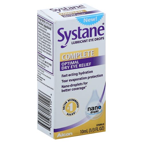 Image for Systane Eye Drops, Complete, Lubricant,10ml from ABC Pharmacy