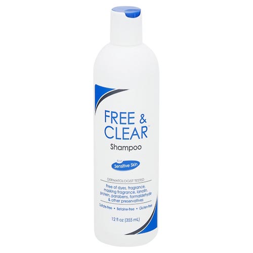Image for Free & Clear Shampoo, for Sensitive Skin,12oz from ABC Pharmacy