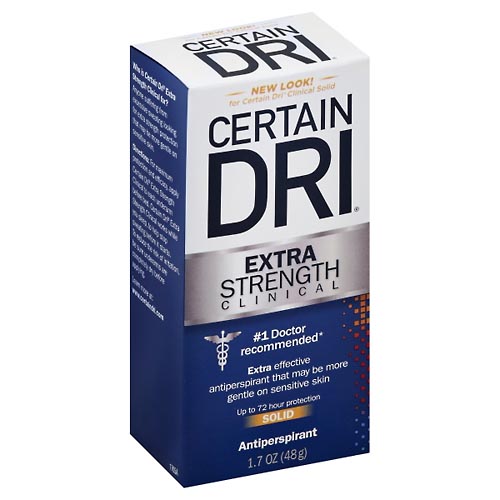 Image for Certain Dri Antiperspirant, Extra Strength Clinical, Solid,1.7oz from ABC Pharmacy